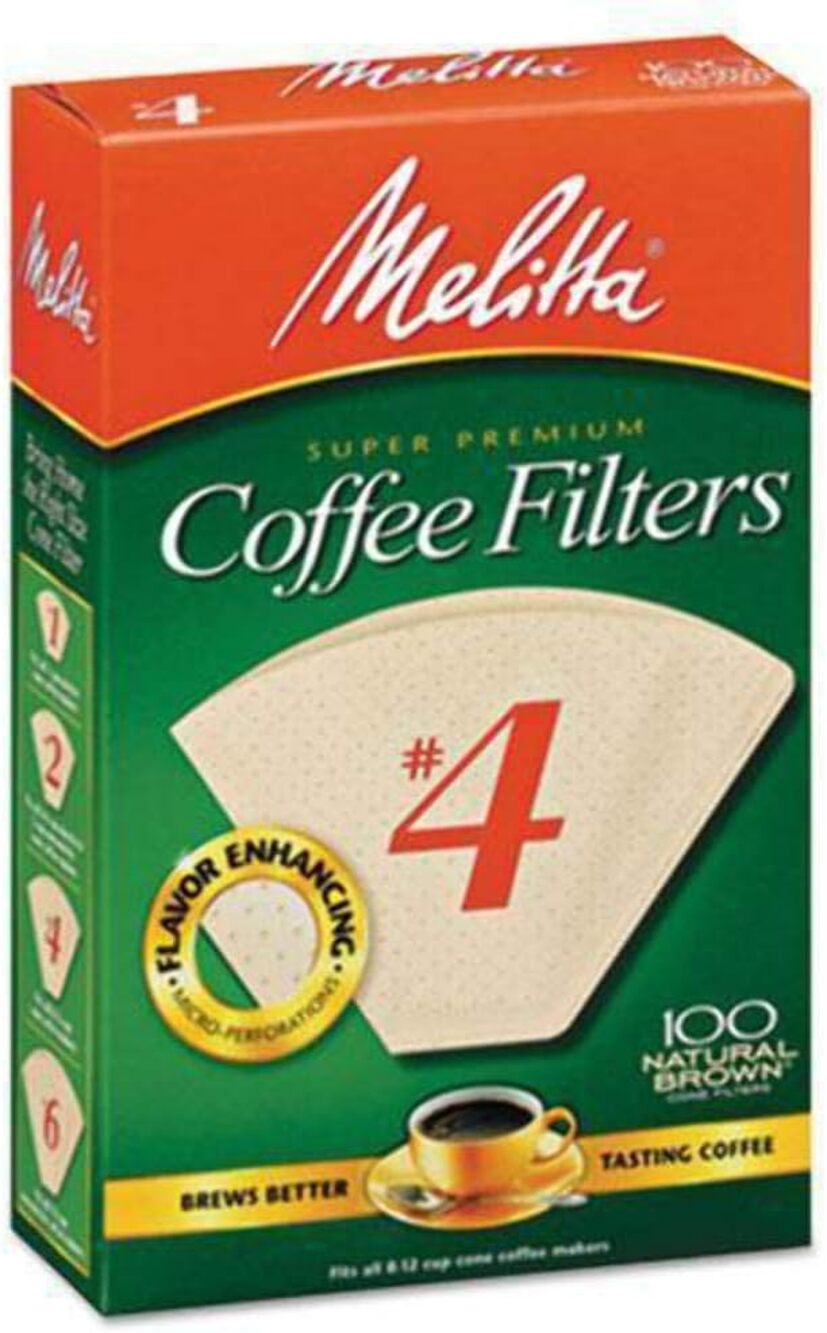 BRAND NEW ~ Set/7 Boxes ~ 700 Total Unbleached Natural Brown Cone Coffee Filters